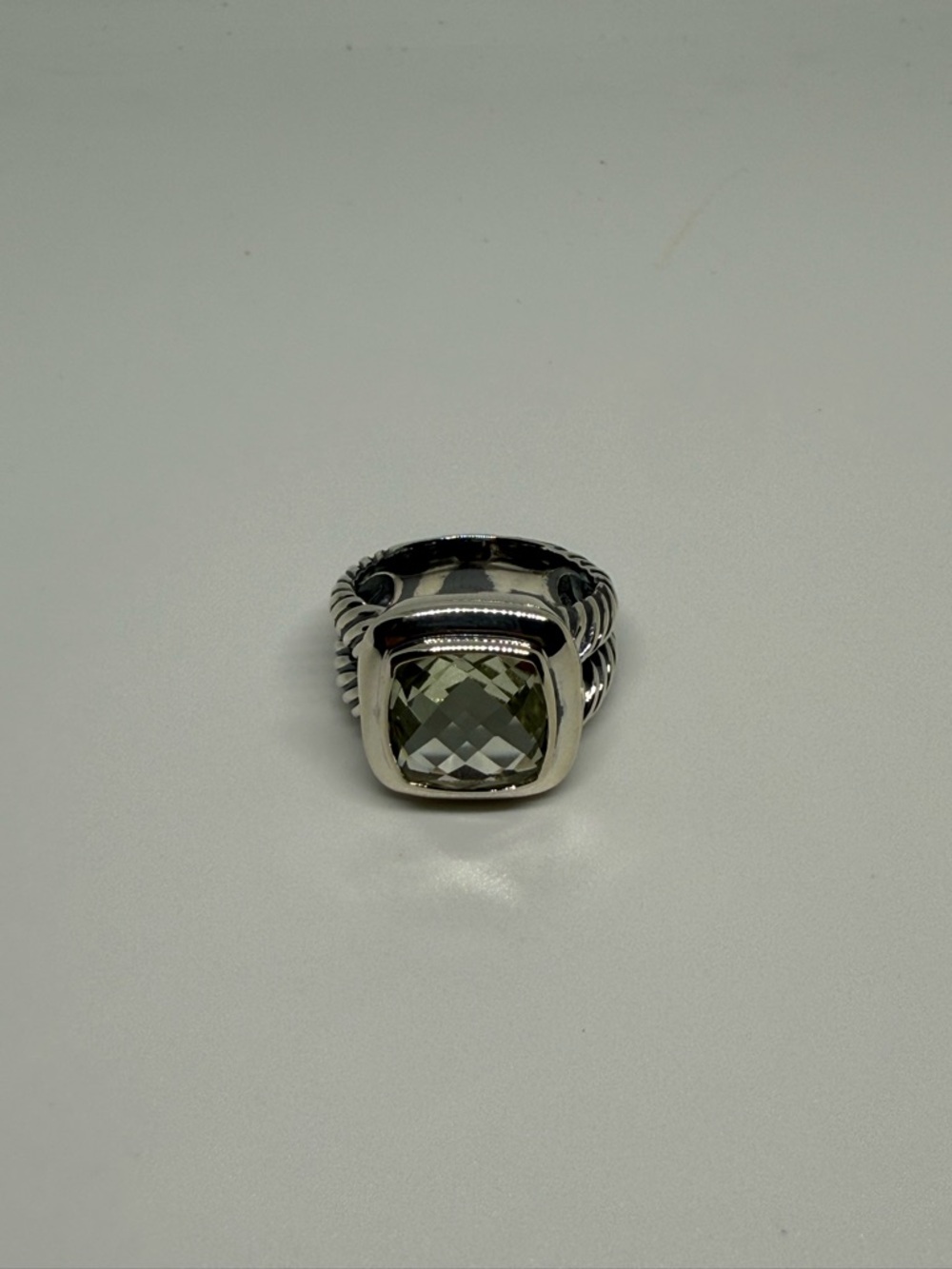 David Yurman Albion ring in Prasiolite 11 mm